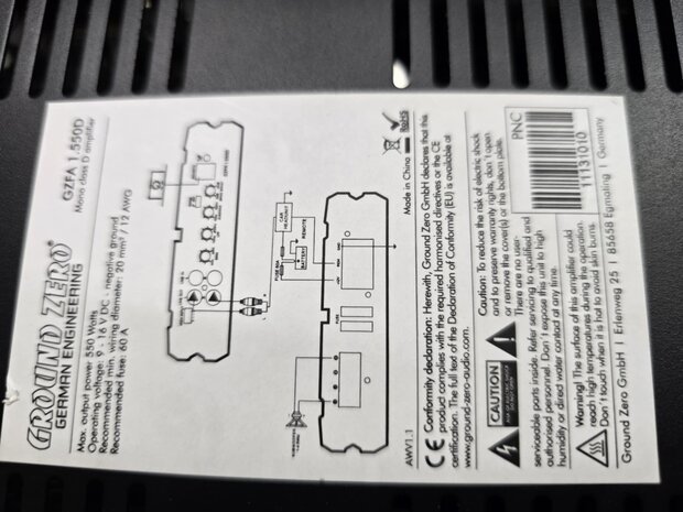 GZFA 1.550D  (gerepareerd) in doos