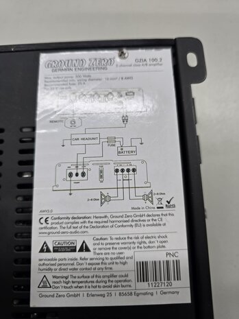 GZIA 100.2 (gerepareerd) in doos