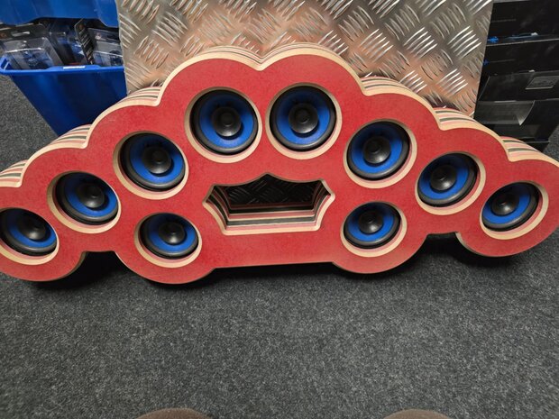  uniek design 10x 10cm speakers erg luid