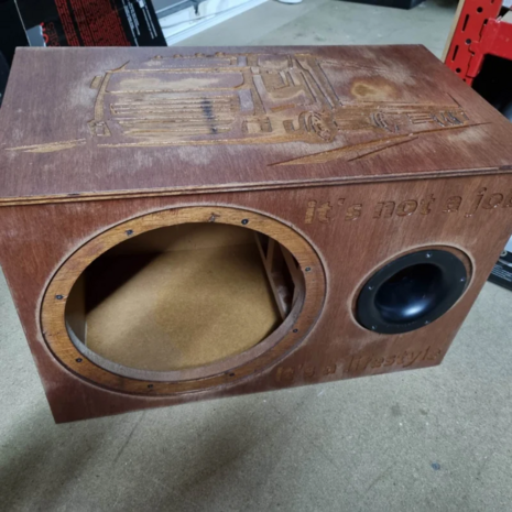 vrachtwagen 12 inch kist