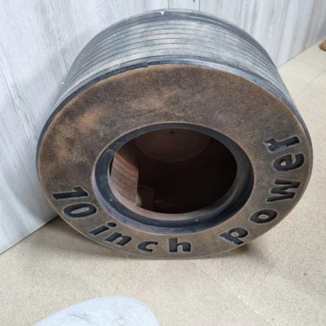 reserve wiel10 inch kist (gepoort)