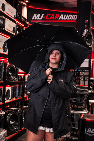 ☔ MJ-CARAUDIO PARAPLU &ndash; OPVALLEN, OOK ALS HET REGENT! 🔊