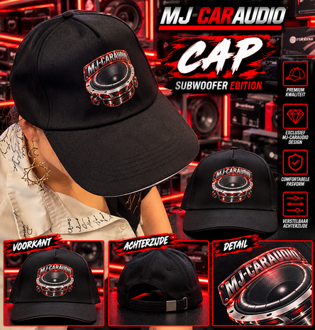 🧢 MJ-CarAudio Cap &ndash; Subwoofer Edition