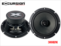 EXCURSION SHX 652 - 16.5cm DIN 2Way Coaxial with Silkdome Tweeter