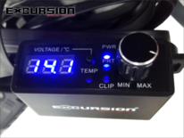 EXCURSION SXA VRC COMP - External Volume Controle w. blue Volt and Temperatur Display