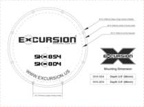 EXCURSION SHX 8C - 20cm DIN 2Way Component System