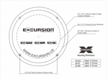 EXCURSION SX 5.3C - 13cm DIN 3Way Component System