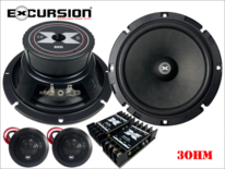 EXCURSION SHX 6C+dB - 16.5cm DIN 2Way Double Bass Component