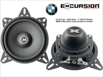 EXCURSION PX 4C ECO - 10cm DIN/BMW/MB 2-Way Component System