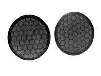 Speaker Grill set Ø 165 mm Div.modellen Seat -Volkswagen Kleur: Zwart > Voorportier/Achterportier Speaker Grill set Ø 165 mm Div.modellen Seat -Volkswagen Kleur: Zwart > Voorportier/Achterportier
