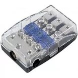 Mini ANL zekeringhouder (zilver ) 1 x 35 mm² + 2 x 20 mm² Mini ANL zekeringhouder (zilver ) 1 x 35 mm² + 2 x 20 mm²