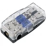Mini ANL zekeringhouder (zilver ) 1 x 35 mm² + 2 x 20 mm² Mini ANL zekeringhouder (zilver ) 1 x 35 mm² + 2 x 20 mm²
