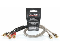AUDIO SYSTEM HIGH-Performance Cinchkabel 500mm Y-cinch-kabel (2x plug en 1x koppeling) AUDIO SYSTEM HIGH-Performance Cinchkabel 500mm Y-cinch-kabel (2x plug en 1x koppeling)