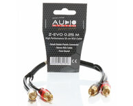 AUDIO SYSTEM HIGH-PERFORMANCE RCA-KABEL 250mm OFC cinch-kabel AUDIO SYSTEM HIGH-PERFORMANCE RCA-KABEL 250mm OFC cinch-kabel