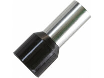 Adereindhuls voor kabelmaat: 50 mm² met zwarte isolatie Adereindhuls voor kabelmaat: 50 mm² met zwarte isolatie