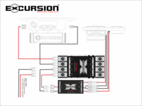 EXCURSION SHX 5.3C - 13cm DIN 3Way Component System