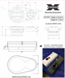 EXCURSION SHX 5.3C+dB - 16.5m DIN 3Way Double Bass Component