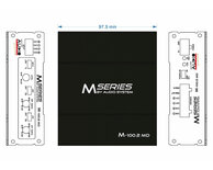 M-SERIES 2-Kanaals MICRO-digitale-versterker