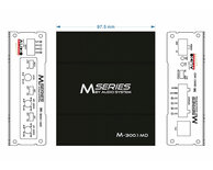 M-SERIES 1-Kanaals MICRO-digitale-versterker