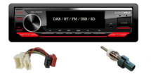 DAB / BT autoradio Dacia Duster, Dokker, Lodgy 2012-2020 | 4×50 watt | multicolor | Audiovolt AMS-450DAB