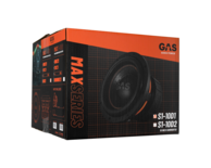 GAS MAX Level 1 Subwoofer 10" 2x1 Ohm