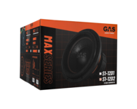 GAS MAX Level 1 Subwoofer 12" 2x2 Ohm