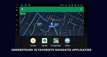 Ford navigatie autoradio | octa core chip | Carplay en Android | zilver ovaal