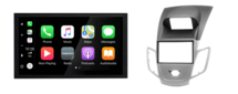 Voor FORD Fiesta 2008-2017 (zilver met display) wireless Apple Carplay & Android auto navigatie – Audiovolt XPA-675BT
