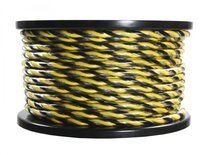 PRO SX 14 - 45m Roll PROX Speaker Cable - 2x2,5mm² - black/yellow twisted