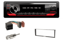 DAB / BT autoradio Renault Clio, Megane, Scenic en meer | 4ร50 watt | multicolor | Audiovolt AMS-450DAB