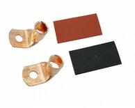 AUDIO SYSTEM Koperen Ringkabelschoen Hoekringoog voor kabeldiameter: 20 mm², gatmaat: 6 mm