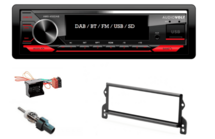 DAB / BT autoradio BMW MINI (R50 / R52 / R53) | 4×50 watt | multicolor | Audiovolt AMS-450DAB