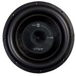 BLACKAIR12D2-V7: Black Air 12 inch Dual 2Ω Subwoofer