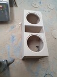 subwoofer kist op maat (dual subwoofers)