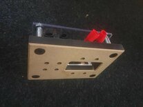 zekering houders met aluminium strip (+plus en -min spots)