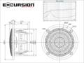 EXCURSION PX 2M - 50mm Full Range Loudspeaker