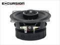 EXCURSION SX 402 - 10cm DIN 2way Coaxial with Silk Dome Tweeter