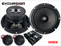 EXCURSION SHX 6C+dB - 16.5cm DIN 2Way Double Bass Component