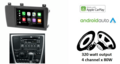 DAB+ wireless Apple Carplay & Android auto navigatie voor Volvo S60, V70, XC70 – autoradio 4x80W Audiovolt XPA-675DBT