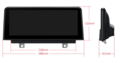 BMW 3-serie draadloos Carplay Android 12 navigatie 10.25-inch (F30 F31 F34 F80) | qualcomm octa core 4+64GB