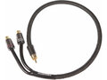 AUDIO SYSTEM HIGH-END 300 mm RCA kabel Y-RCA cable (1x connector M and 2x connector F) AUDIO SYSTEM HIGH-END 300 mm RCA kabel Y-RCA cable (1x connector M and 2x connector F)