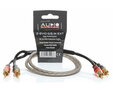 AUDIO SYSTEM HIGH-PERFORMANCE RCA-KABEL 500mm OFC cinch-kabelverlenging AUDIO SYSTEM HIGH-PERFORMANCE RCA-KABEL 500mm OFC cinch-kabelverlenging