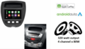 Wireless Apple Carplay & Android auto navigatie voor Citroen C1| Toyota Aygo| Peugeot 107| 2006-2014 Audiovolt XPA-675BT
