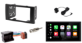 DAB+ Wireless Apple Carplay & Android auto autoradio navigatie voor diverse Ford modellen (zwart rechthoekig) Audiovolt XPA-675DBT