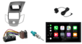 Voor FORD Fiesta 2008-2017 (zilver met display) wireless Apple Carplay & Android auto navigatie – Audiovolt XPA-675BT