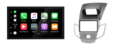 Voor FORD Fiesta 2008-2017 (zilver met display) wireless Apple Carplay & Android auto navigatie – Audiovolt XPA-675BT