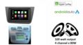 DAB+ Wireless Apple Carplay & Android auto navigatie voor Seat Altea, Toledo Audiovolt XPA-675DBT
