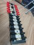 zekering houders met aluminium strip (+plus en -min spots)